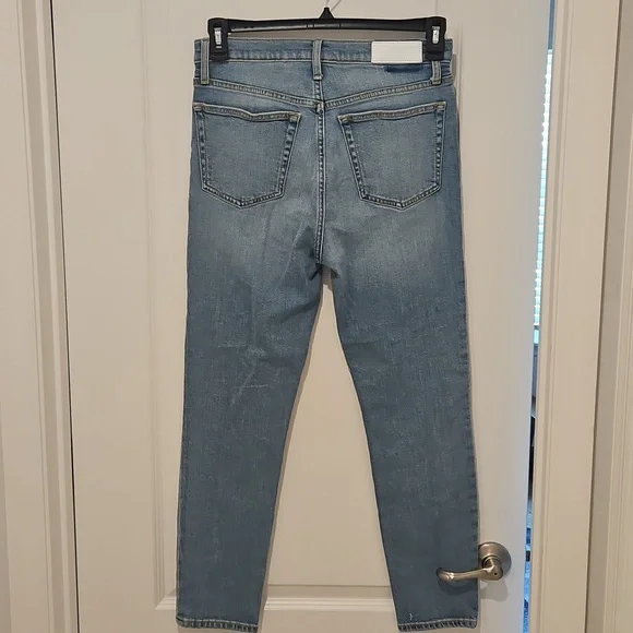 Re/Done Light Blue Skinny Jeans Sz 29 - Picture 2 of 5